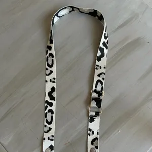 Reversible Leopard Print Wide Detachable Purse Strap Adjustable Black thumbnail 3