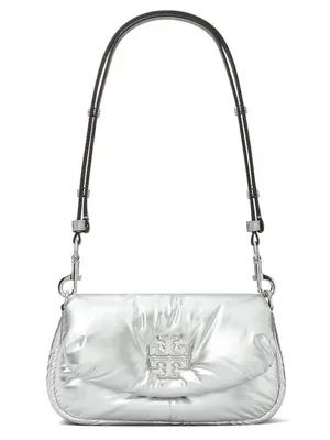 Tory Burch Britten Metallic Puffy Convertible Crossbody thumbnail 14