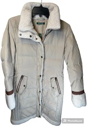 Lauren Ralph Lauren Women’s‎ Down Parka Tan. Size XS thumbnail 1
