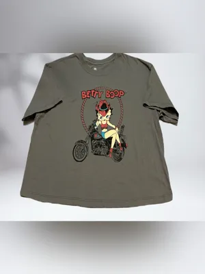 Betty Boop Women’s Tee with White Logo L thumbnail 3