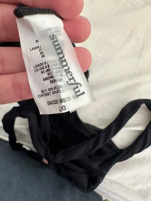 Everything But Water Black Bikini Top thumbnail 4