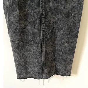 Wild Fable Raw Hem Jumper Skirt Black Gray Size Small thumbnail 8