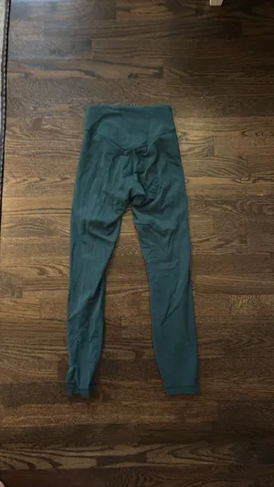 Lululemon Teal/Green Wunder Under Leggings 25” thumbnail 3