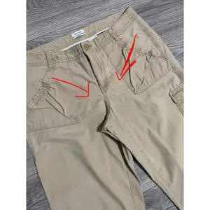 Vintage Dockers‎ Womens Size 8 M Khaki Cargo Pants Favorite Fit Straight Leg Tan thumbnail 9
