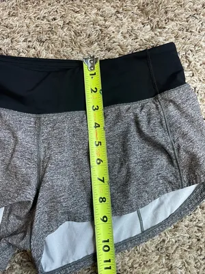 Lululemon Speed Up Short 2.5" Heather Lux Multi Black / Black size 6 thumbnail 12