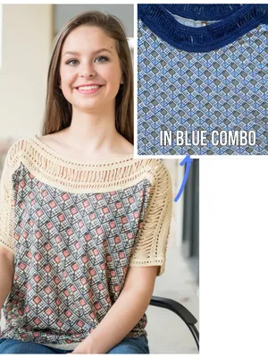 Free People Crochet Grunge Boho Top thumbnail 2