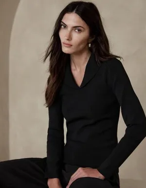 Banana Republic Yasmeen Sailor Sweater Black thumbnail 1
