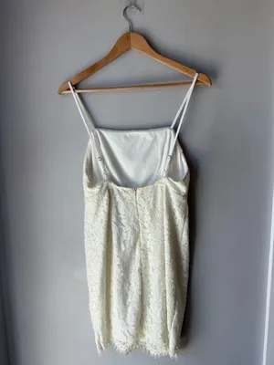 Hello Molly Ivory Cream Lace For One Night Only Mini Dress thumbnail 3