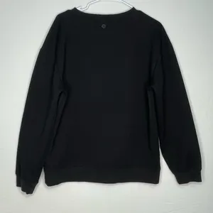 Hunter for Target Women’s size M Black Crewneck Sweatshirt Logo Embossed(A121✨ thumbnail 3