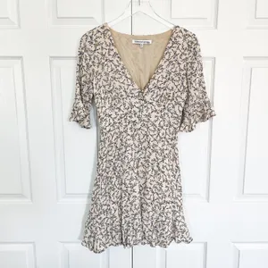 Cupcakes and Cashmere Roxbury Ditsy Floral Corset Mini Dress Coquette Soft Girl thumbnail 3