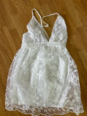 Floral dress White thumbnail 3