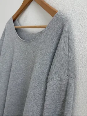 Gray off the shoulder sweatshirt Size XXL thumbnail 7