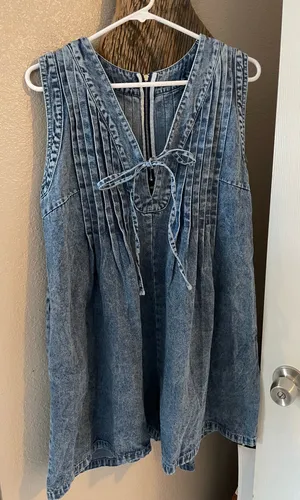 Amazon Denim Short Romper  thumbnail 1
