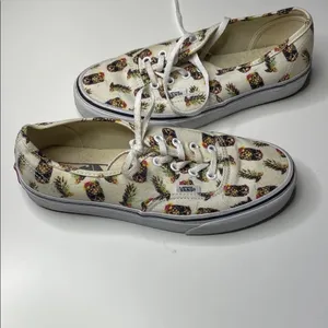 Vans Kids‎ Pineapple Print Cream Sneakers thumbnail 2