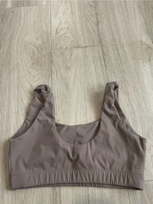 Everlane Scoop Bralette in Taupe thumbnail 2