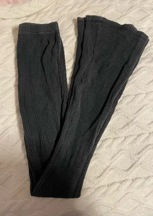 Out From Under Free People Waffle Knit flared leggings thumbnail 1