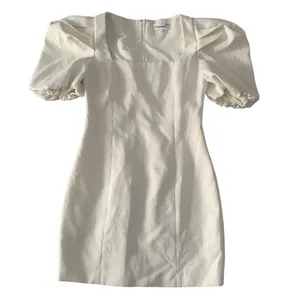 Elliatt size large alondra puff sleeve mini dress white bridal revolve thumbnail 2