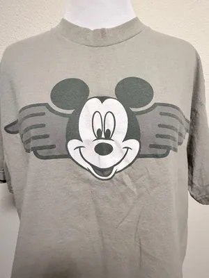 Disney Mickey unlimited medium Mickey Mouse military style tee thumbnail 3