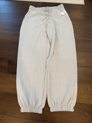 Old Navy Dynamic Fleece Joggers Light Gray Size Small NWT thumbnail 5
