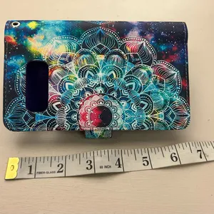 Wallet Galaxy Mandala-passport holder cover RFID blocking travel, wallet unisex thumbnail 6