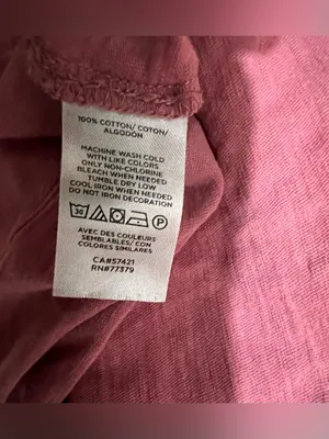LOFT Women's Pink 100% Cotton Crewneck T-Shirt Short Sleeve Casual Top Medium thumbnail 7