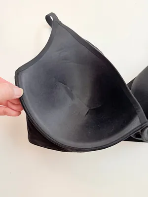 Victorias Secret Lightly Lined Plunge Bra Bralette Molded Cup Padded Black thumbnail 7