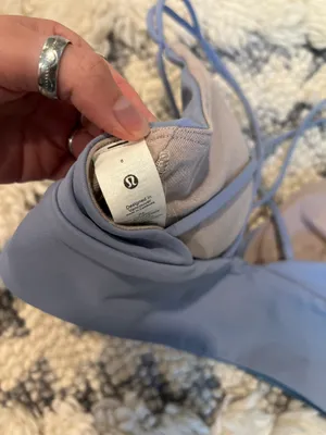 Lululemon Blue Strappy Bra thumbnail 7