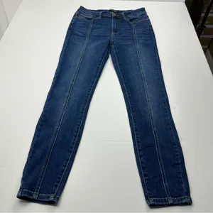 Judy Blue Middle Seam Stitch‎ Skinny Fit Women's Size 7 / 28 Blue Denim Jeans thumbnail 1