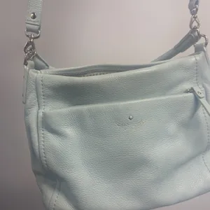 Kate Spade Mint Pebbled Leather Crossbody Shoulder Purse 2-Way Bag Medium thumbnail 6
