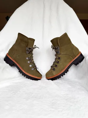 Marc Fisher Women's Iston Boots "Dark Green Suede" Size 6.5 thumbnail 4