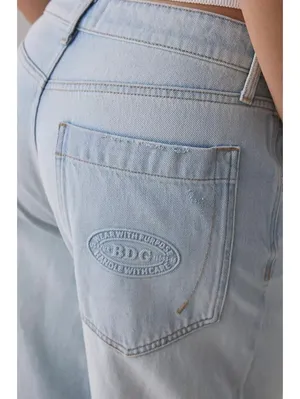 UO BDG Jaya Baggy Low-Rise Boyfriend Jeans Urban Outfitters NWT Blue Indigo 33 thumbnail 3