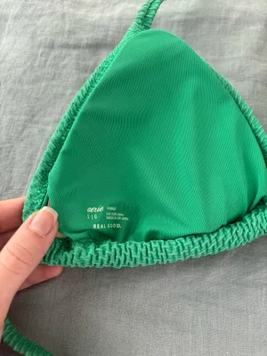 Aerie Green Triangle Bikini Top thumbnail 4