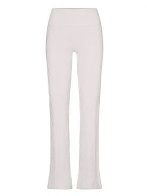 RARE BNWT Skims Snow Bunny Knit Foldover Pant in Snow XL thumbnail 2