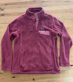 Patagonia Pink Snap-T Fleece Pullover thumbnail 1