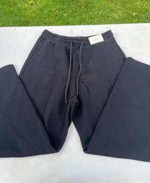 Hollister Men's Black Drawstring Sweatpants - Brand: thumbnail 1
