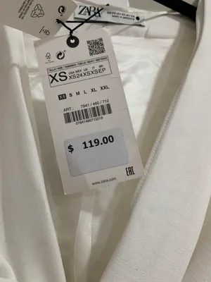 Zara Nwt White Mini Dress Sz Xs thumbnail 4
