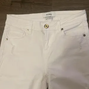 Pistola Lightly Distressed White Skinny Jeans, Size 25 thumbnail 4