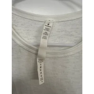 Lululemon Sweetest Day Long Sleeve Burnout Asymmetrical Top Size 10 thumbnail 4