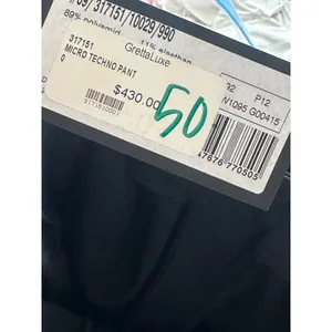 Strenesse Gabriele Strehle Black Micro Techno Pant Size 0 NEW WITH TAGS thumbnail 7