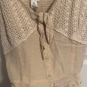 Women's Cream Lace Detail Top thumbnail 4