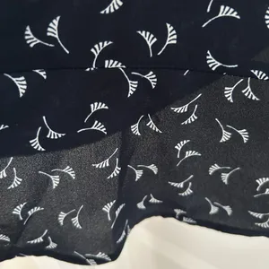 Loft Leaf Print Blouse Navy White Size S thumbnail 6