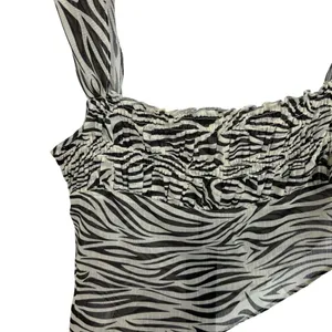 NWT Lioness Women’s District Sheer Asymmetrical Top in Zebra Print Size XL thumbnail 7