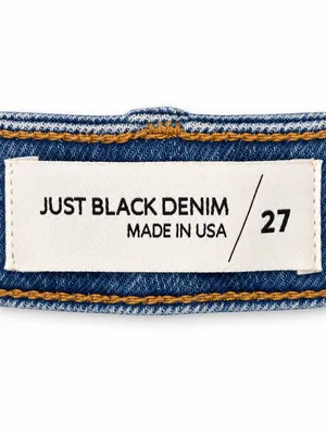 Just Black Denim BP339J Patch Pocket High Rise Wide Leg Jeans 27 thumbnail 2