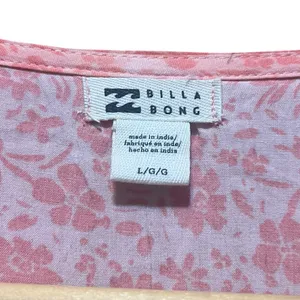 Billabong Time‎ Goes By Long Sleeve Blouse Top Size Large thumbnail 6
