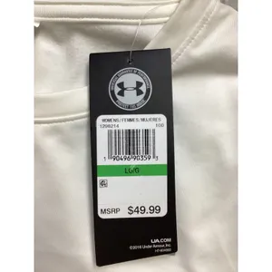 Under Armour Womens ColdGear Long Sleeve Fitted Base Layer White 1298214-100‎ L thumbnail 3