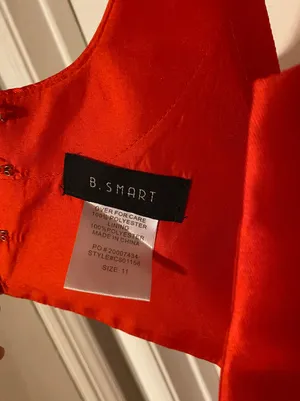 B. Smart JCPenney Red Prom Dress thumbnail 7