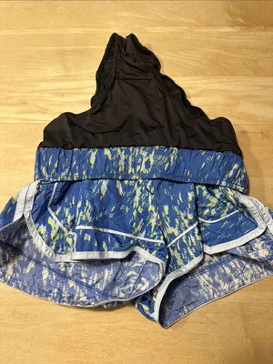 FP Movement by Free People Varsity Blue Printed Shorts Sz XS thumbnail 9