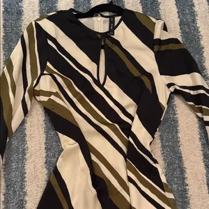 Mango Striped Mini Dress thumbnail 4