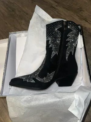 Rhinestone Cowboy Boots Size 6 thumbnail 6