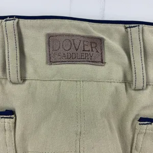 Dover Saddlery Riding Breeches 28 Beige Knee Patch Stretch Equestrian Pants thumbnail 2